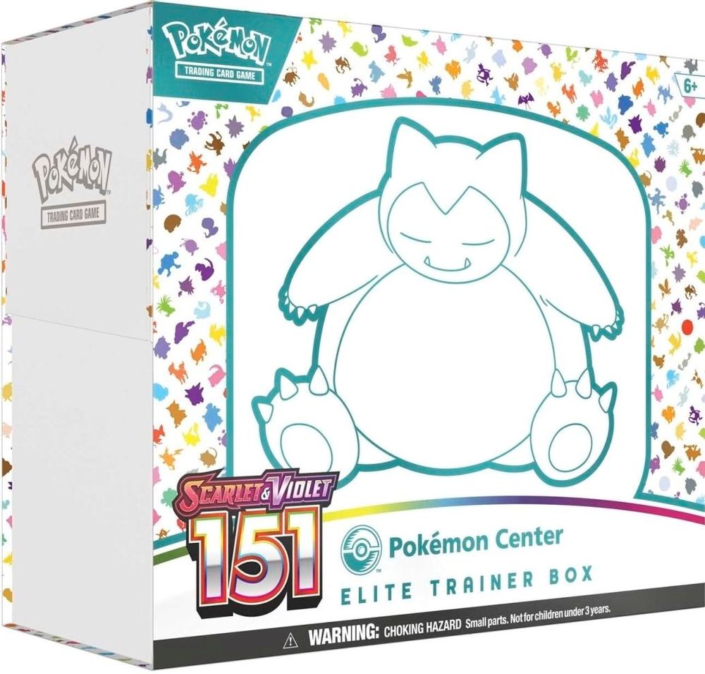 Scarlet & Violet—151 Pokémon Center Elite Trainer Box sealed product packaging